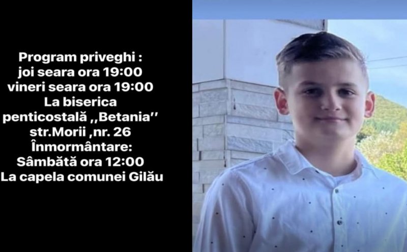 Băiețelul de 10 ani din Gilău, lovit de mașină, nu a supraviețuit / Dumnezeu să mângâie familia îndoliată