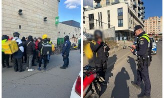 Poliția intervine în forță pe străzile Clujului: sute de verificări și sancțiuni