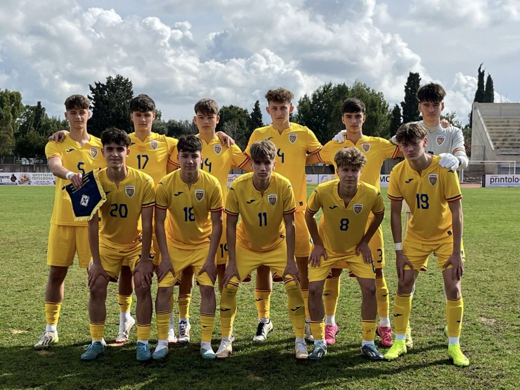 Victorie pentru naționala U16 a României. Un jucător de la "U" Cluj, printre marcatori