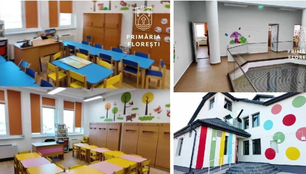 Grădiniță ultramodernă pentru 350 de copii din Florești. Educație la standarde europene, cu dotări de top