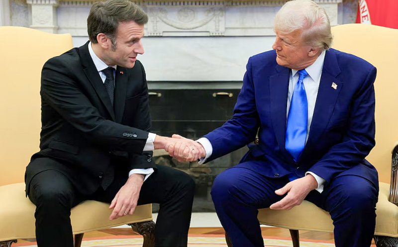 Macron, primit de Trump la Casa Albă, după ce relațiile dintre Europa și SUA au ajuns în criză