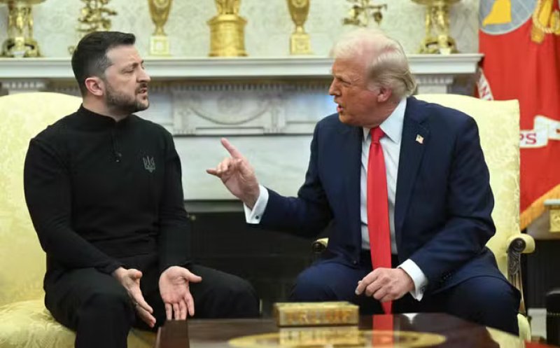 Eșec! Discuțiile Trump-Zelensky de la Casa Albă s-au transformat într-un schimb de replici dure. Acordul privind resursele minerale ucrainene nu a mai fost semnat