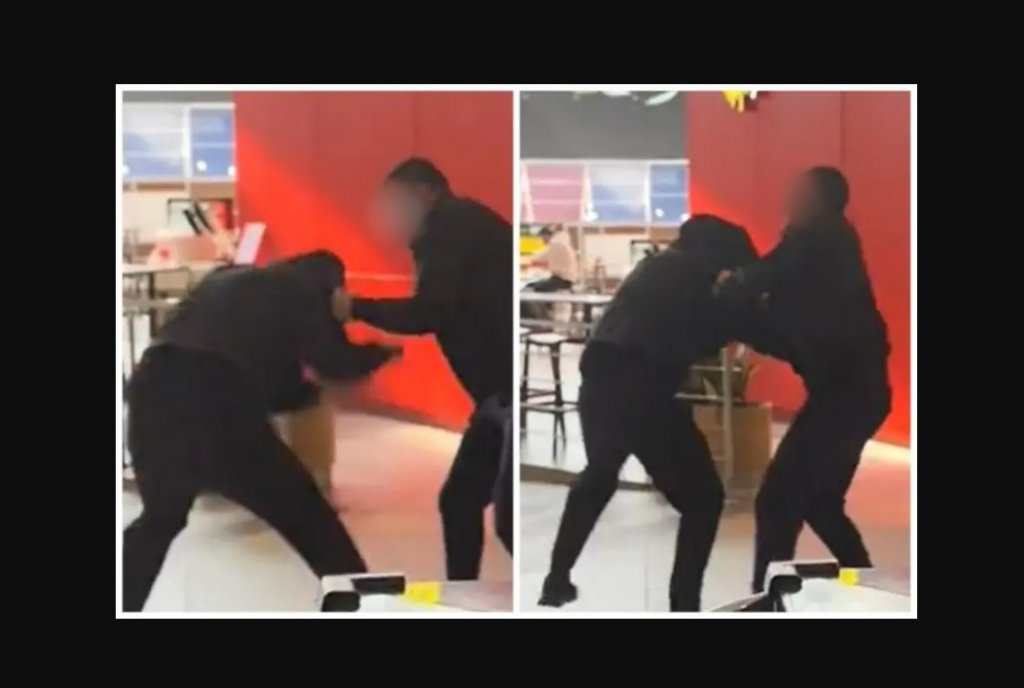 S-au împărțit pumni la VIVO Cluj / Nimeni nu a intervenit să oprească bătaia, dar unii au filmat-o... :(