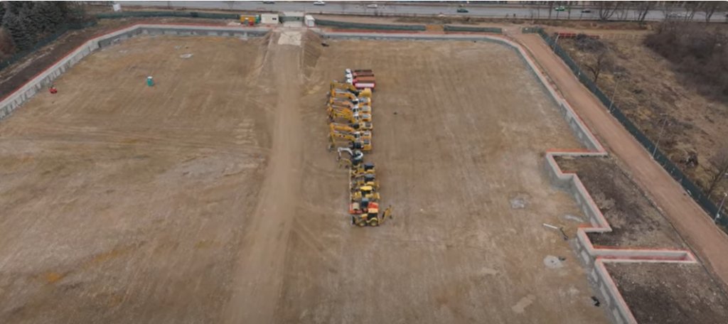 Imagini din dronă de pe șantierul Spitalului Regional Cluj. Când ar trebui să fie GATA
