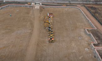 Imagini din dronă de pe șantierul Spitalului Regional Cluj. Când ar trebui să fie GATA