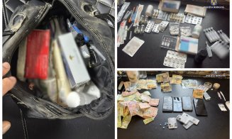 Salon de frizerie folosit ca fațadă pentru trafic de droguri în Cluj. Ce au descoperit polițiștii în urma perchezițiilor