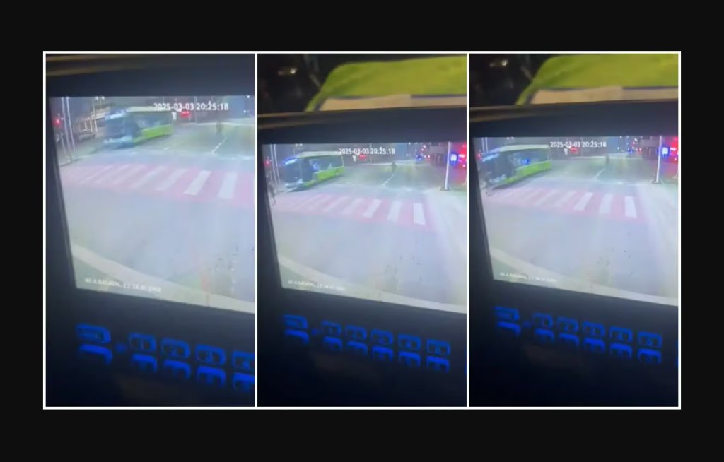 Pieton DECEDAT. S-a aruncat în faţa unui autobuz pe trecere, deşi culoarea semaforului era roşie