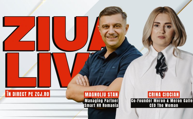 Magnoliu Stan (SMART HR) și Crina Ciocian (MERON), invitați la ZIUA LIVE