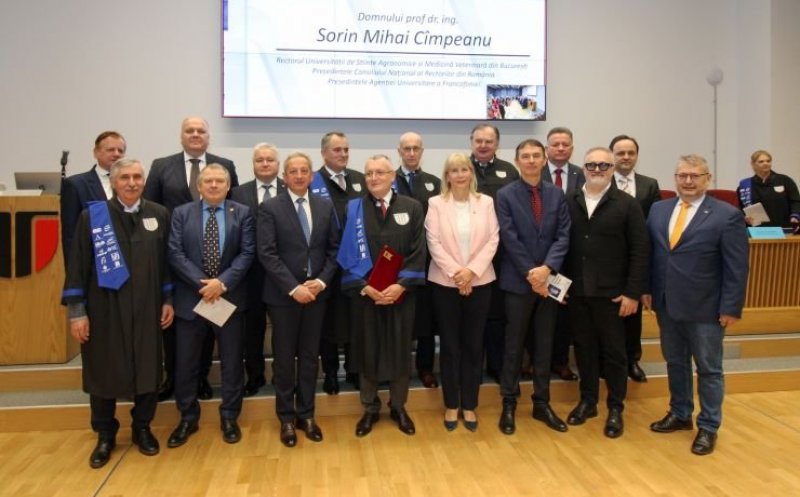Prof. dr. ing. Sorin Mihai Cîmpeanu a primit titlul de Doctor Honoris Causa al Universității Tehnice din Cluj-Napoca