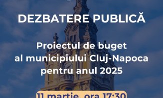 A început DEZBATEREA PUBLICĂ pe bugetul municipiului Cluj-Napoca pentru anul 2025