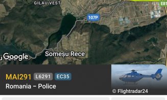 "Grijă că vă ia din mers!" / Elicopterul cu radar care îi cuminţeşte pe vitezomanii din Cluj