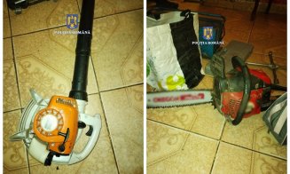 Trei tineri din Cluj, printre care un minor, reținuți de poliție. Au spart o școală și au furat scule electrice