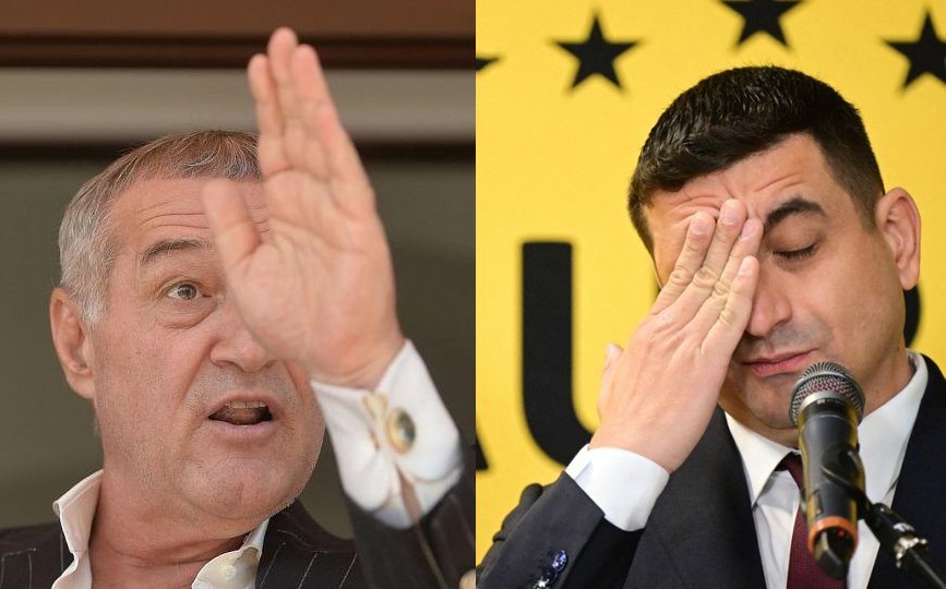 Becali, despre Simion: "Viclean, nedemn și obraznic" / "Hienă! Te-ai afundat într-o minciună din care n-o să poți să ieși"