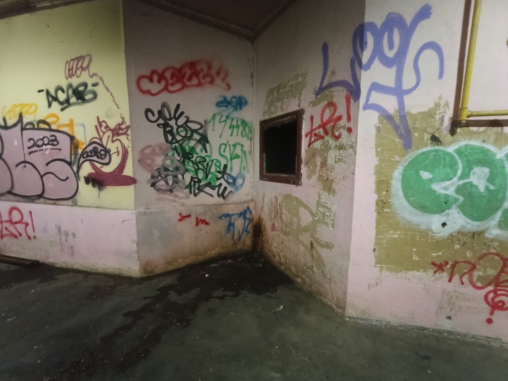 Cum arată pasajul pietonal INFECT de pe strada Primăverii din Mănăştur / Fecale, urină, dughene incendiate și mizerie cât vezi cu ochii