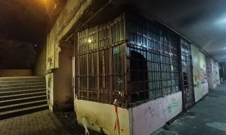 Cum arată pasajul pietonal INFECT de pe strada Primăverii din Mănăştur / Fecale, urină, foste dughene incendiate și mizerie cât vezi cu ochii