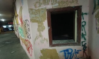 Cum arată pasajul pietonal INFECT de pe strada Primăverii din Mănăştur / Fecale, urină, foste dughene incendiate și mizerie cât vezi cu ochii