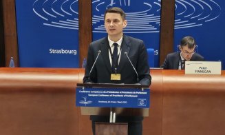 Mircea Abrudean, în fața președinților de parlamente din Consiliul Europei: "România este pregătită să fie alături de voi toți pentru a susține democrația în Europa"