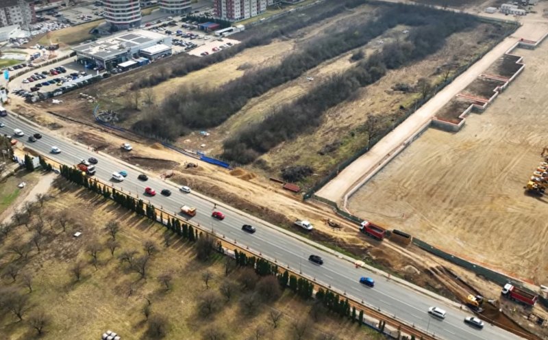IMAGINI SPECTACULOASE de pe șantierul primului tronson al Centurii Metropolitane Cluj / LUNA VIITOARE încep lucrările la giratia pe DN1