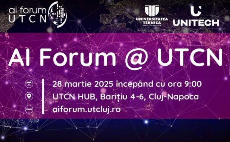 AI Forum @ UTCN - Potențialul inteligenței artificiale în cercetare și industrie