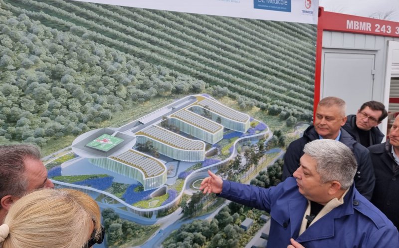 Au început lucrările la Spitalul Pediatric Monobloc din Cluj. Investiție de aproape 1 MILIARD de lei
