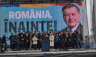Cluj: Miting uriaș pentru susținerea lui Crin Antonescu. Participă mii de persoane din întreaga Transilvanie