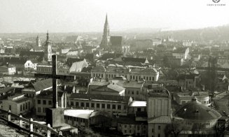 Cluj-Napoca, vedere panoramică, 1955