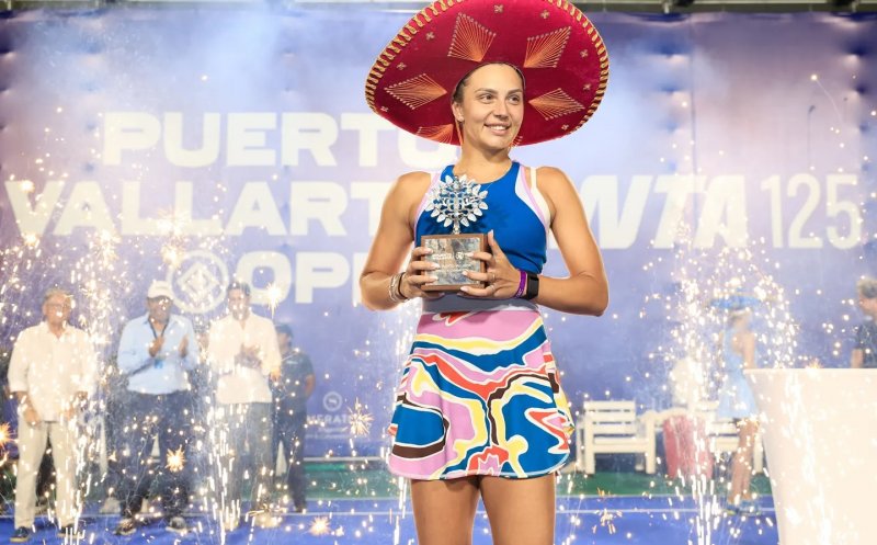 Trofeu pentru Jaqueline Cristian în Mexic. A câștigat un turneu WTA125 și a devenit cea mai bine clasată româncă