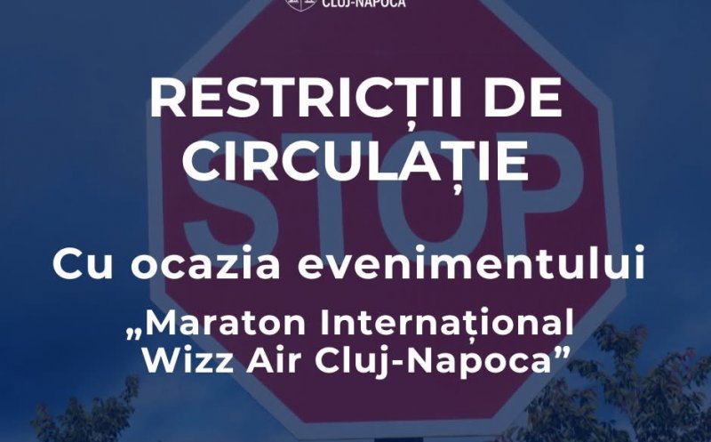 Restricții rutiere cu ocazia maratonului de duminică, 6 aprilie 2025