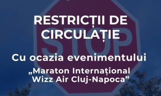 Restricții rutiere cu ocazia maratonului de duminică, 6 aprilie 2025