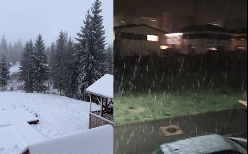 A nins azi la Cluj. Cum va fi vremea săptămâna viitoare