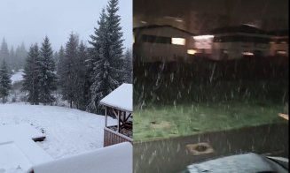 A nins azi la Cluj. Cum va fi vremea săptămâna viitoare