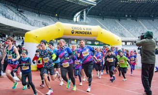 Mii de oameni au alergat la -1 grad la Maratonul Internațional de la Cluj-Napoca