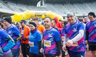 Mii de oameni au alergat la -1 grad la Maratonul Internațional de la Cluj-Napoca