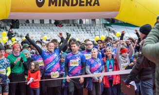 Mii de oameni au alergat la -1 grad la Maratonul Internațional de la Cluj-Napoca
