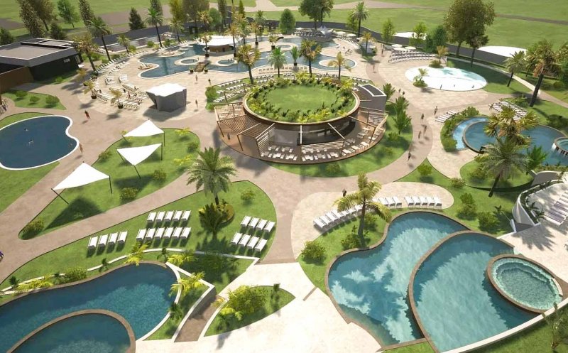 Mega-complex de relaxare cu centru SPA, într-o zonă termală, cu bani europeni, lângă Cluj