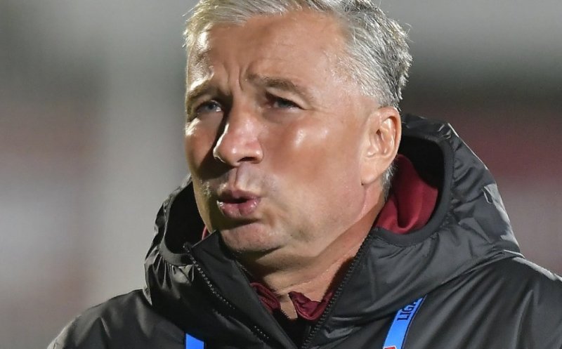 Reacţia lui Dan Petrescu după controversatul penalty primit de FCSB în meciul cu "U" Cluj