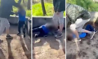 Copil umilit şi bătut cu pumnii și picioarele de un adolescent / Alţii, i-au făcut galerie agresorului şi au filmat peste 10 minute grozăvia
