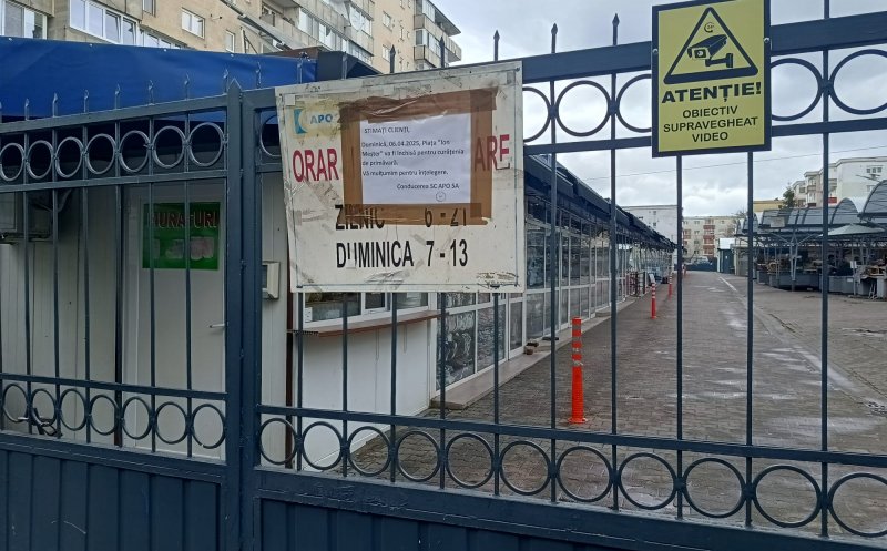 Piața Ioan Meșter din Mănăștur a fost închisă temporar