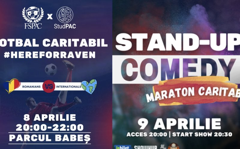 Mobilizare totală pentru studenta de la Cluj care și-a pierdut părinții în accident. Stand-Up și meci de fotbal caritabile