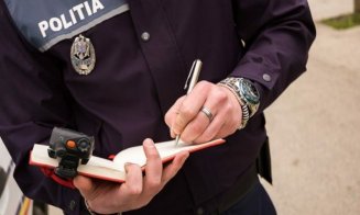 Cum a ajuns un polițist în civil să fie sancționat de colegii săi aflați în timpul serviciului, în apropiere de Cluj