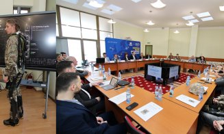 MAN-X, primul exoschelet de augmentare umană din România, realizat în cadrul unui proiect coordonat de Universitatea Tehnică din Cluj-Napoca