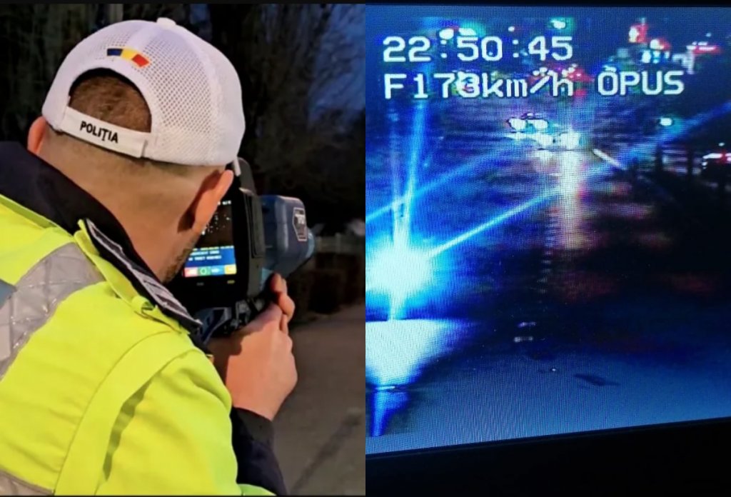 Șofer prins cu 173 km/h pe Calea Turzii. Adio permis, dar să vezi ce amendă a primit