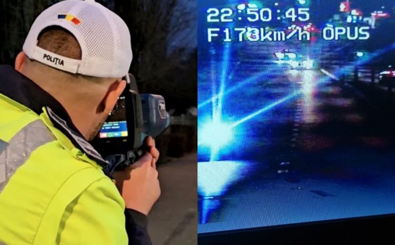 Șofer prins cu 173 km/h pe Calea Turzii. Adio permis, dar să vezi ce amendă a primit
