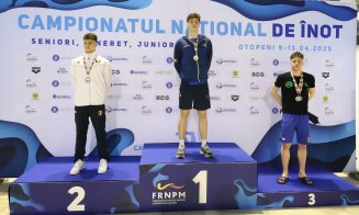 5 medalii câştigate de înotătorii de la CS Universitatea Cluj la Naţionale / David Popovici, titlul naţional la 50 m liber, cu nou record