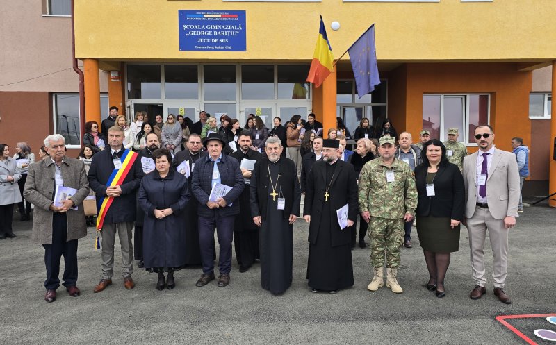 Simpozion Internațional cu invitați de seamă, la Jucu. Oficialitățile au depus coroane la statuia lui George Barițiu