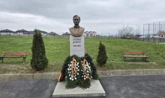 Simpozion Internațional cu invitați de seamă, la Jucu. Oficialii au depus coroane la statuia lui George Barițiu