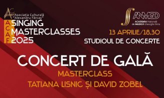 Concert de Gală ACAF Singing Masterclasses la Academia Națională de Muzică „Gheorghe Dima” din Cluj. Intrare liberă