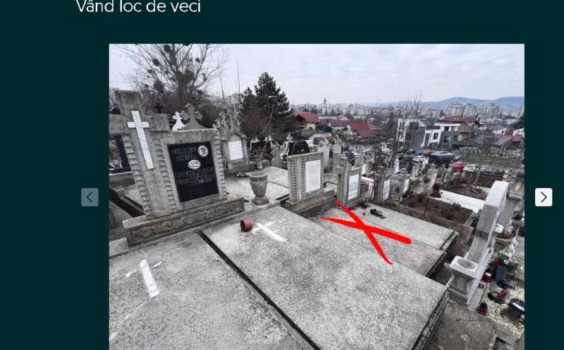 Afaceri cu morminte în Cluj-Napoca: ”Vând loc de veci 5000 € negociabil” / Legea spune că nu poţi fi proprietar în cimitir