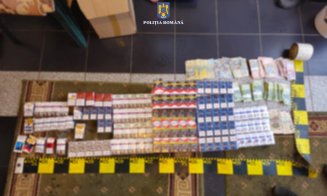 Rețea de contrabandă cu țigări, descoperită de polițiștii din Cluj. Peste 12.000 de țigarete confiscate