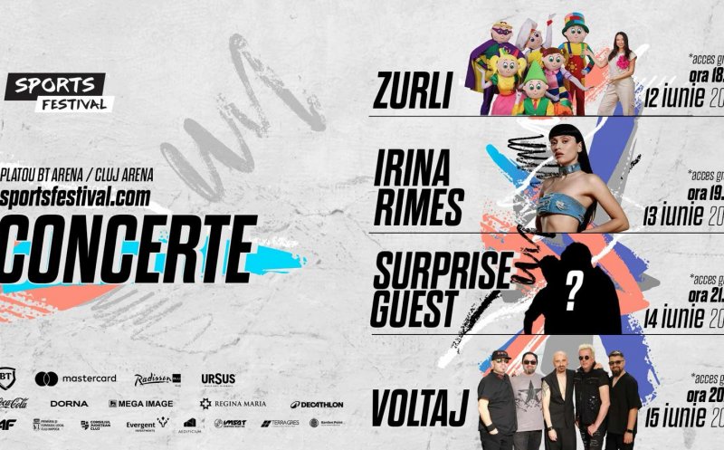 Spectacol la Sports Festival 2025. Ce surprize au pregătit organizatorii